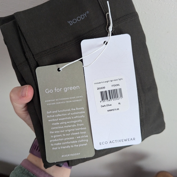 Boody Motivate Full Length High Waist Tights - Picture 4 of 4